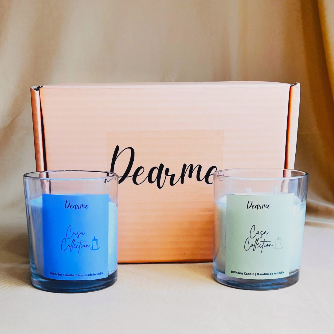 
                  
                    Duo Set- Lavender & Jasmine Scented Candle (Set of 2)
                  
                
