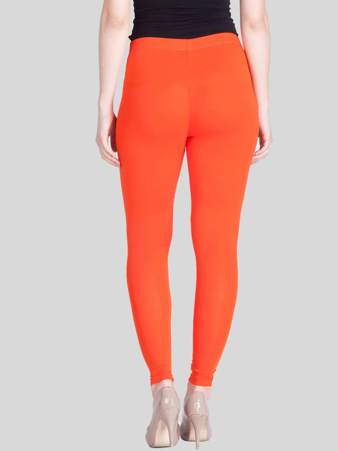 Pranti Ankle Orange Leggings