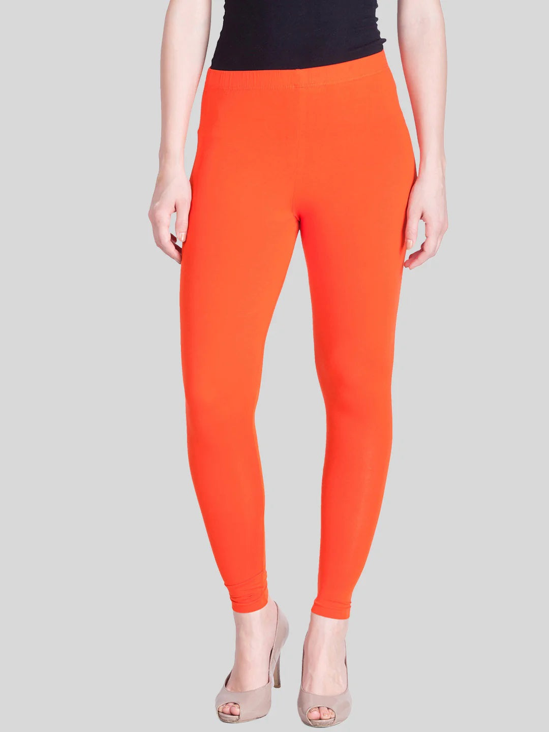 Pranti Ankle Orange Leggings