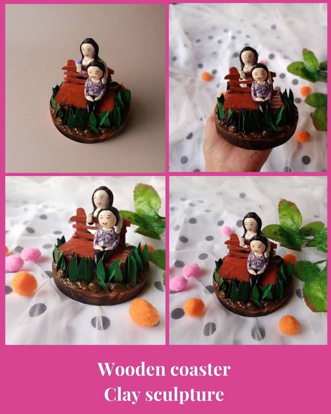 Rainvas Best Friends Customized Tabletop Miniature Frame for Him and Her