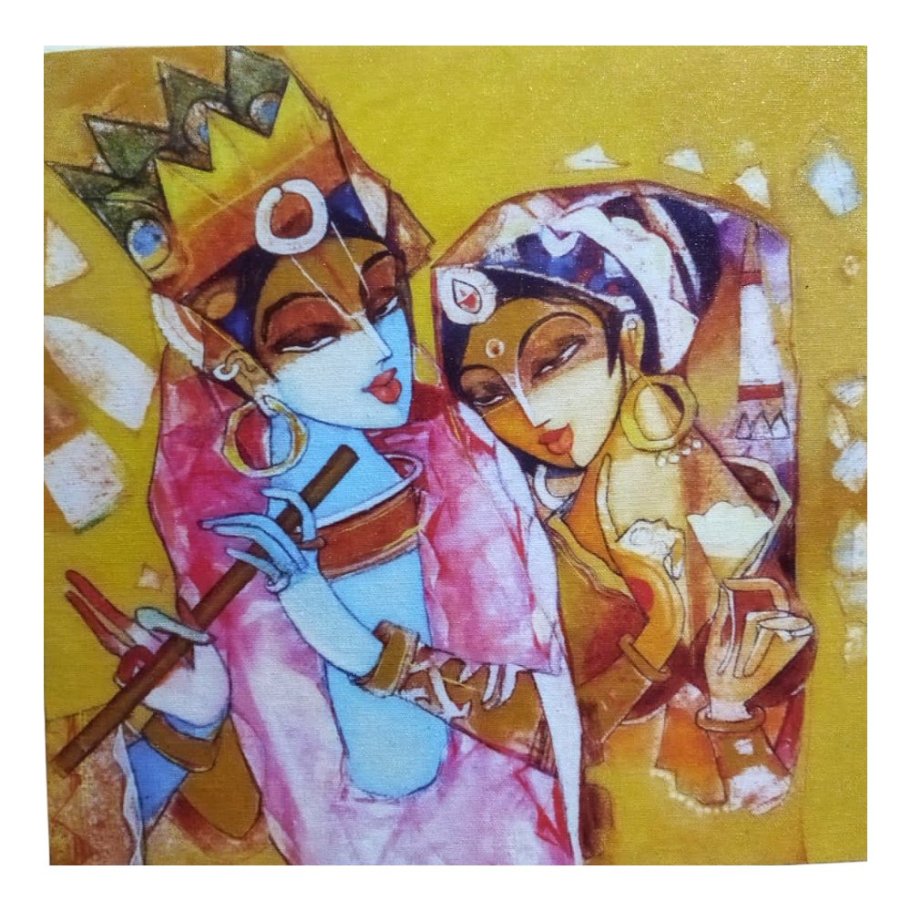 Radha Krishna Painting - Kreate- Painting