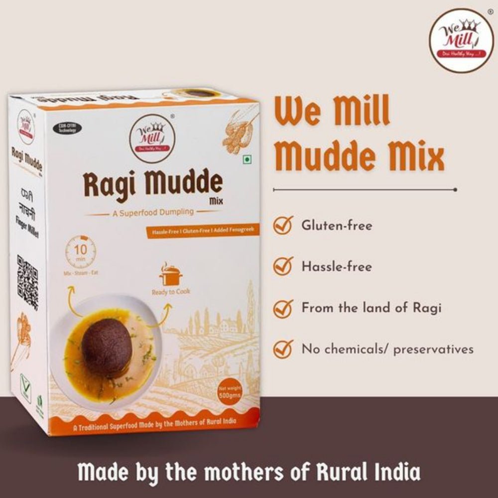 Ragi Mudde Mix (500g) - Kreate- Ready To Eat