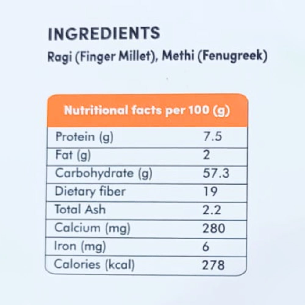Ragi Mudde Mix (500g) - Kreate- Ready To Eat