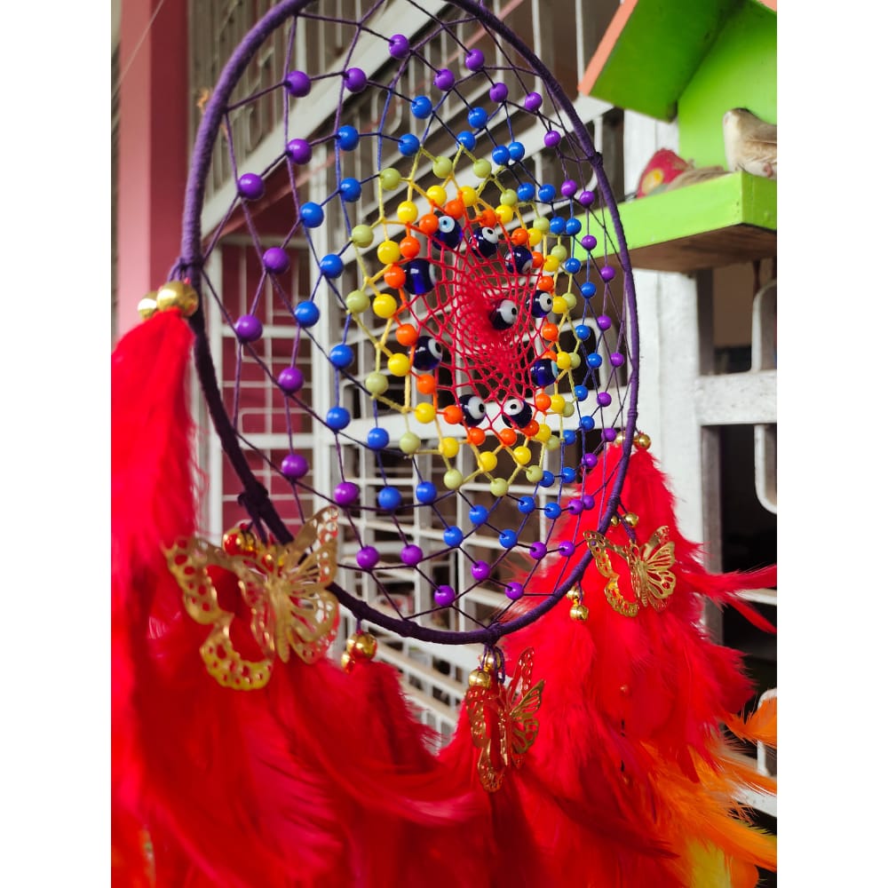 Rainbow Season Dreamcatcher - Kreate- Home Decor