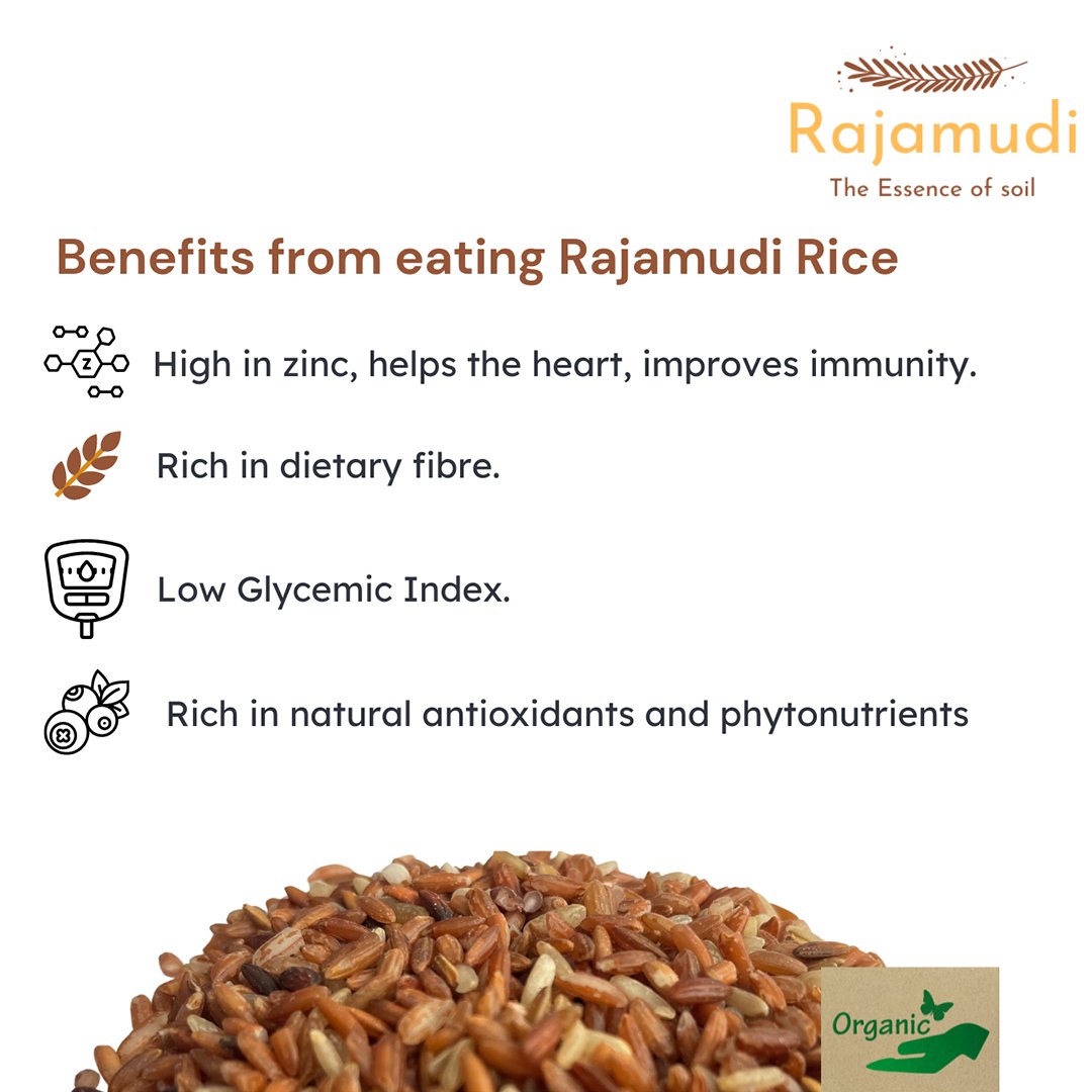 Rajamudi Rice (1kg) - Kreate- Rice & Flours