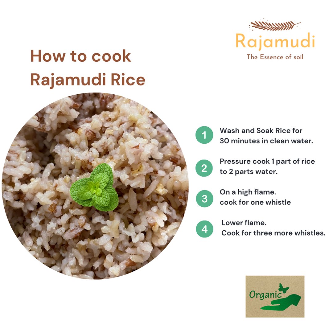 Rajamudi Rice (1kg) - Kreate- Rice & Flours