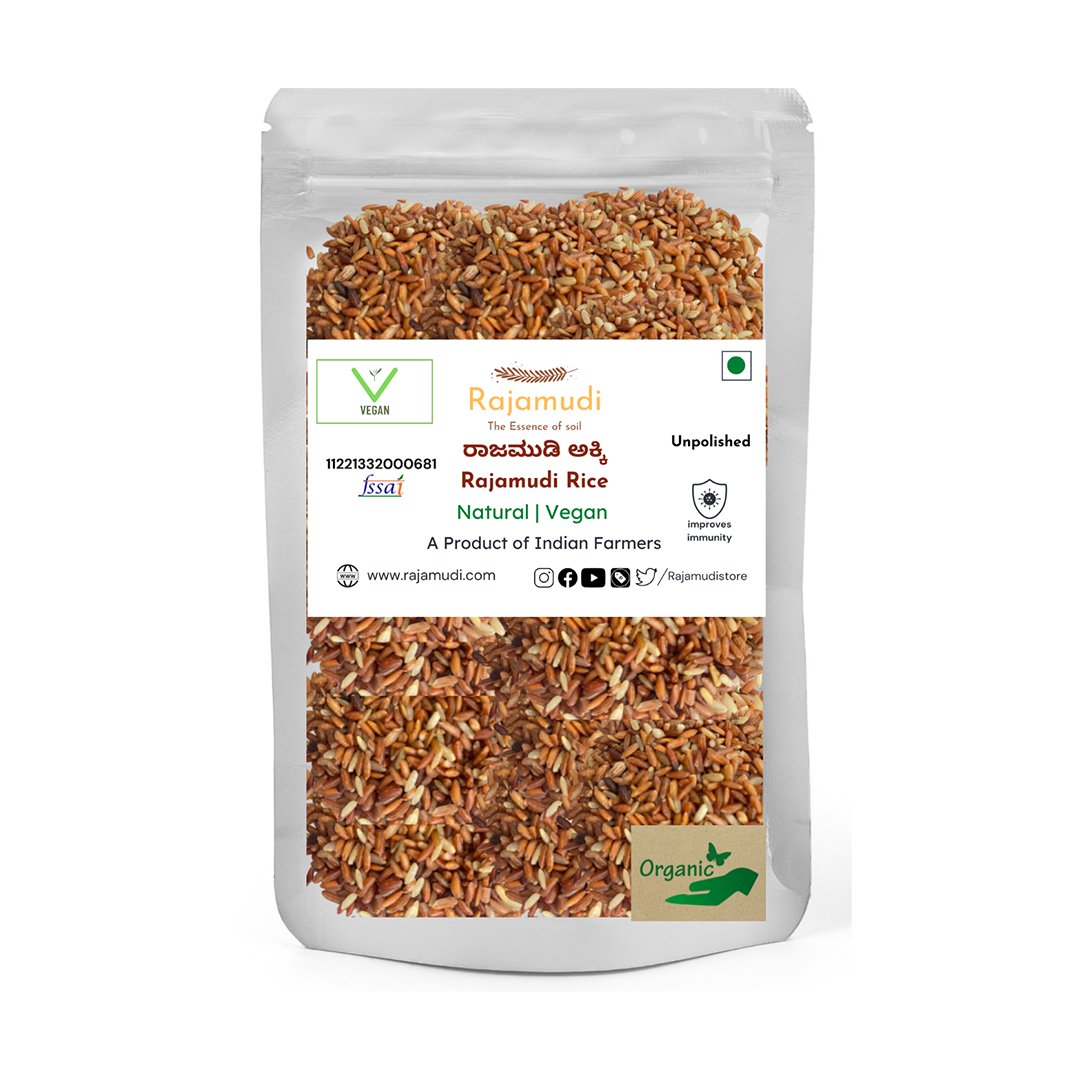 Rajamudi Rice (1kg) - Kreate- Rice & Flours