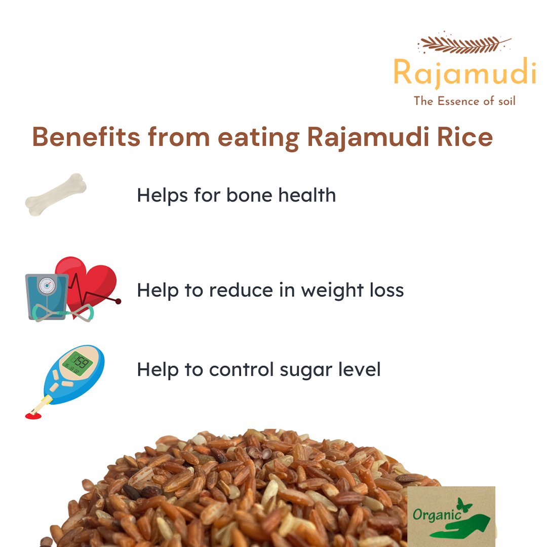 Rajamudi Rice (1kg) - Kreate- Rice & Flours