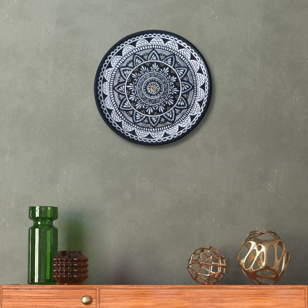 Rang Sang Black & White Mandala - Kreate- Wall Decor