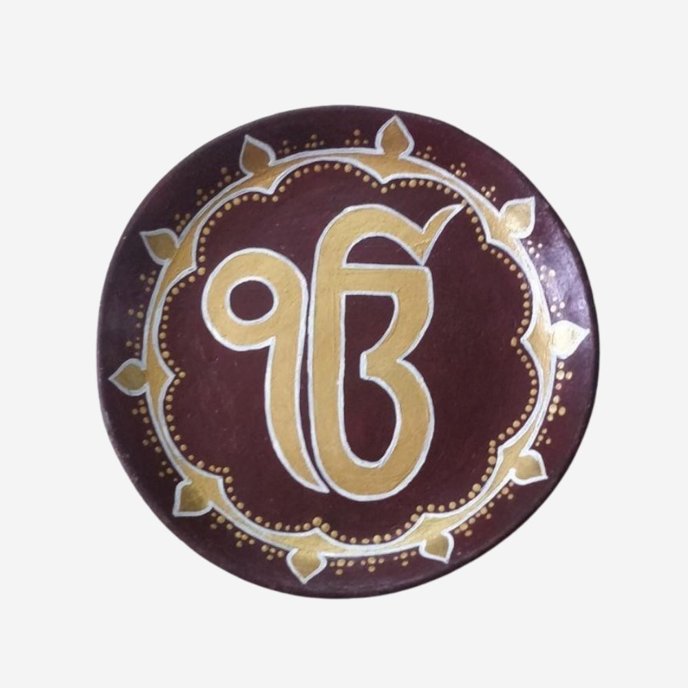 Rang Sang Ek Onkar Wall Plate - Kreate- Wall Decor
