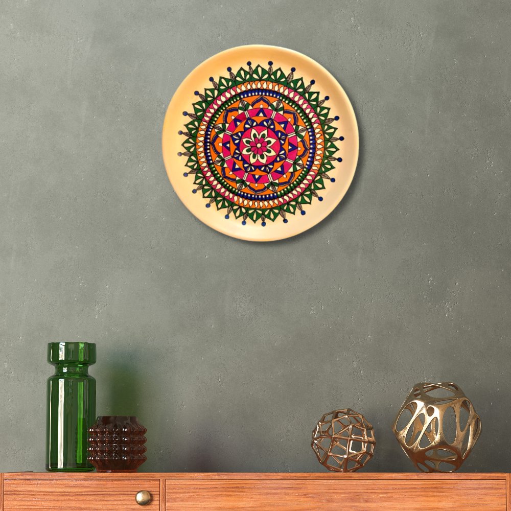 Rang Sang Mandala Design Plate - Kreate- Wall Decor
