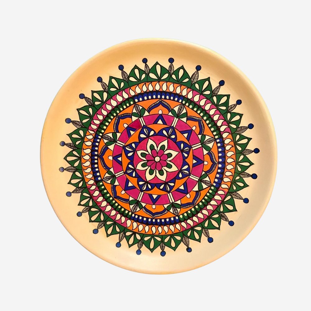 Rang Sang Mandala Design Plate - Kreate- Wall Decor