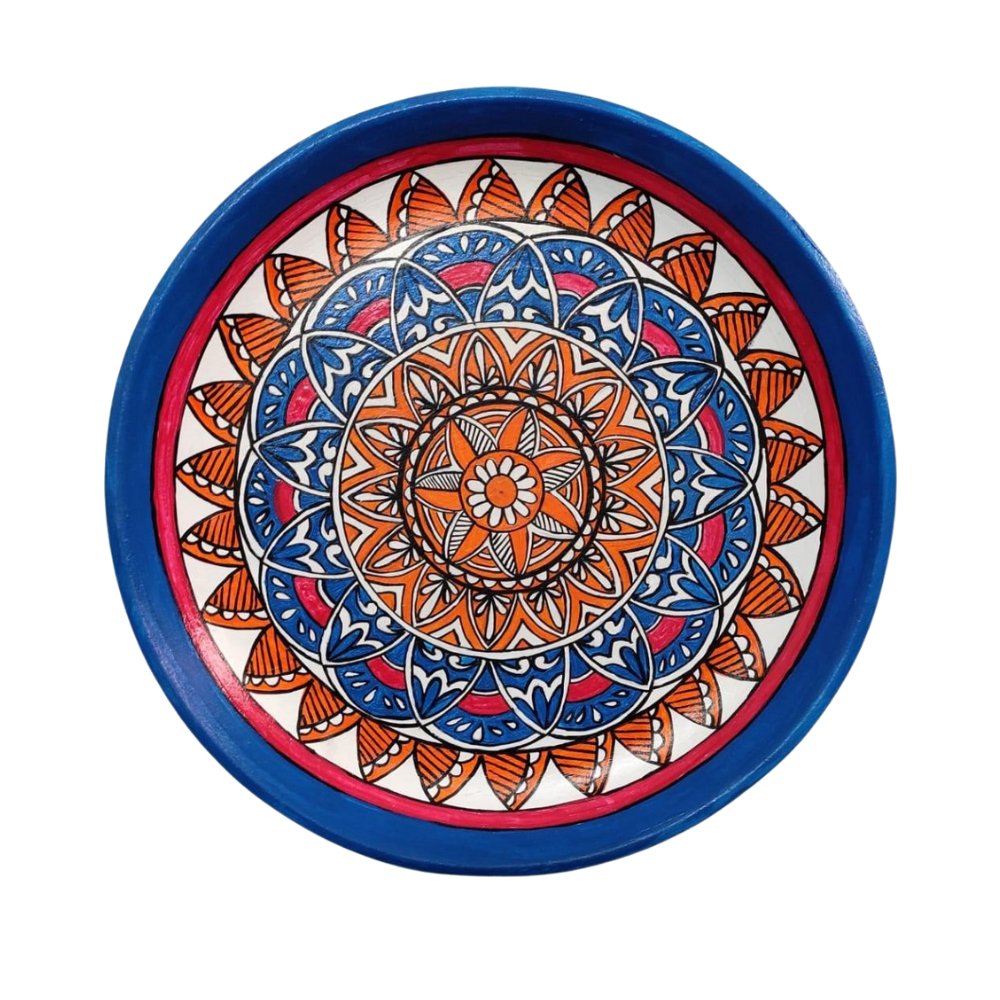 Rang Sang Mandala Design Wall Plate - Kreate- Wall Decor