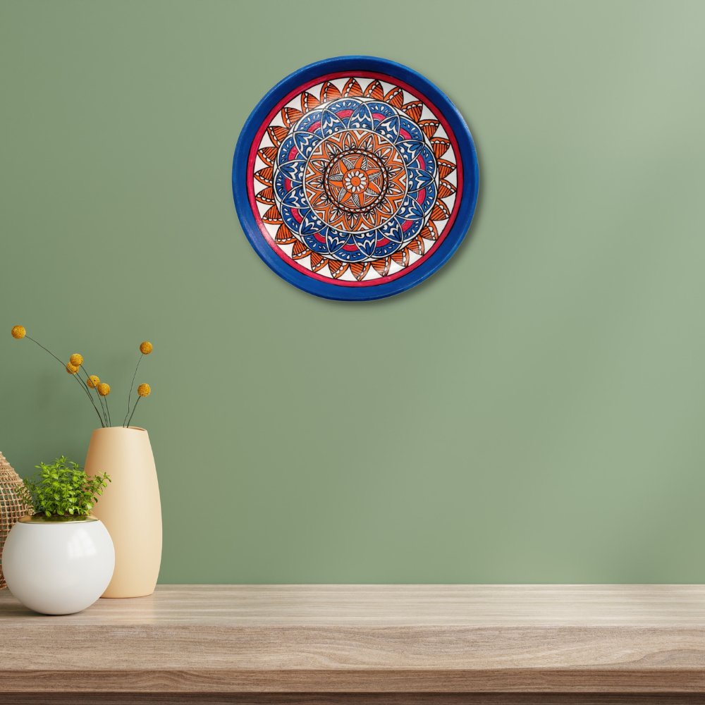 Rang Sang Mandala Design Wall Plate - Kreate- Wall Decor