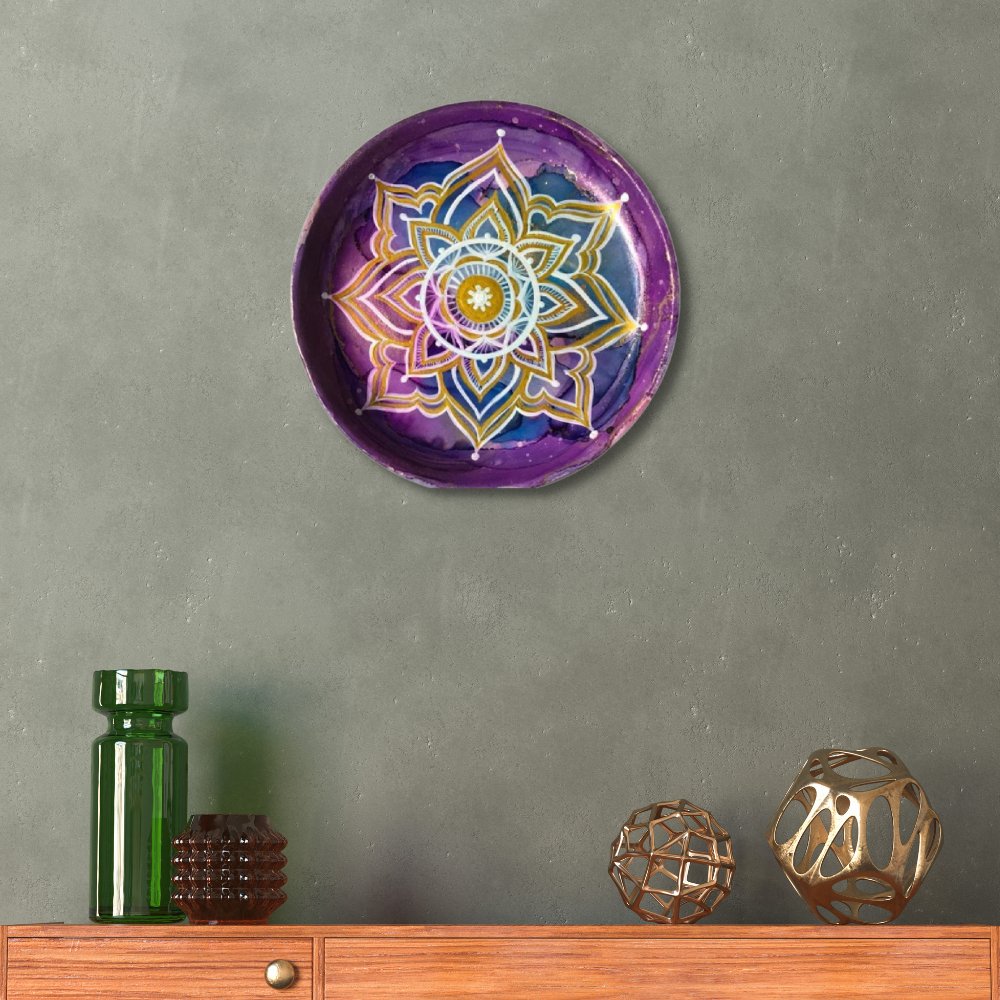 Rang Sang Oyster Mandala Plate - Kreate- Wall Decor