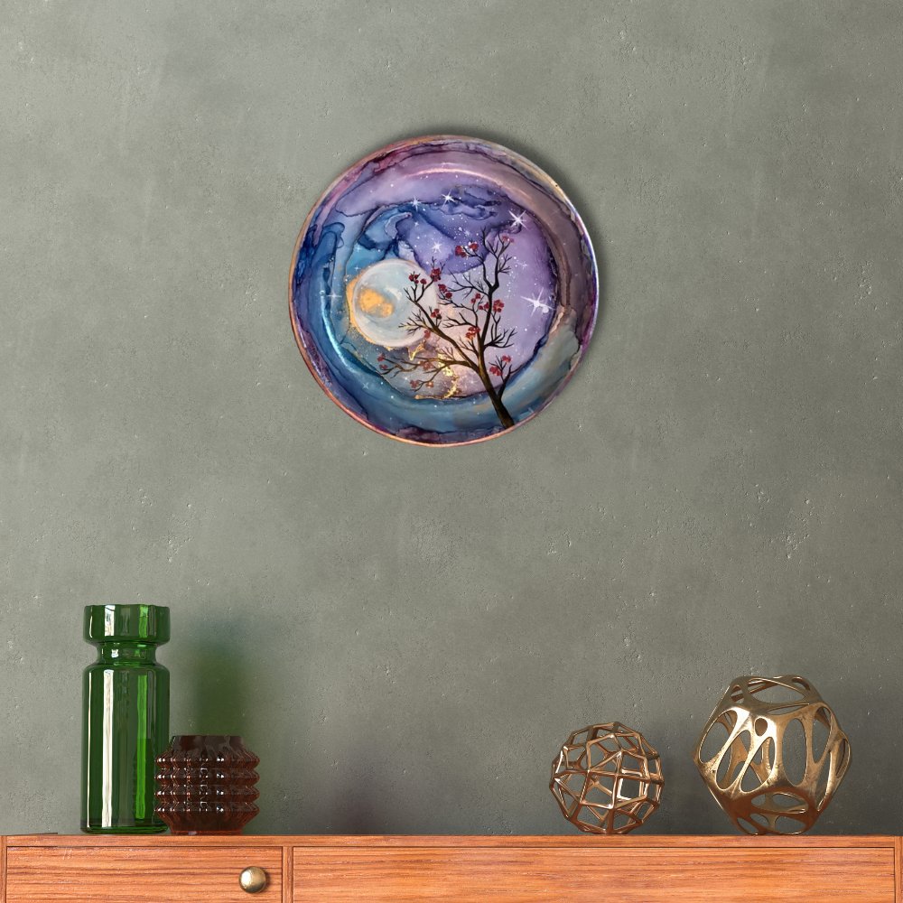 Rang Sang Oyster Tree Plate - Kreate- Wall Decor