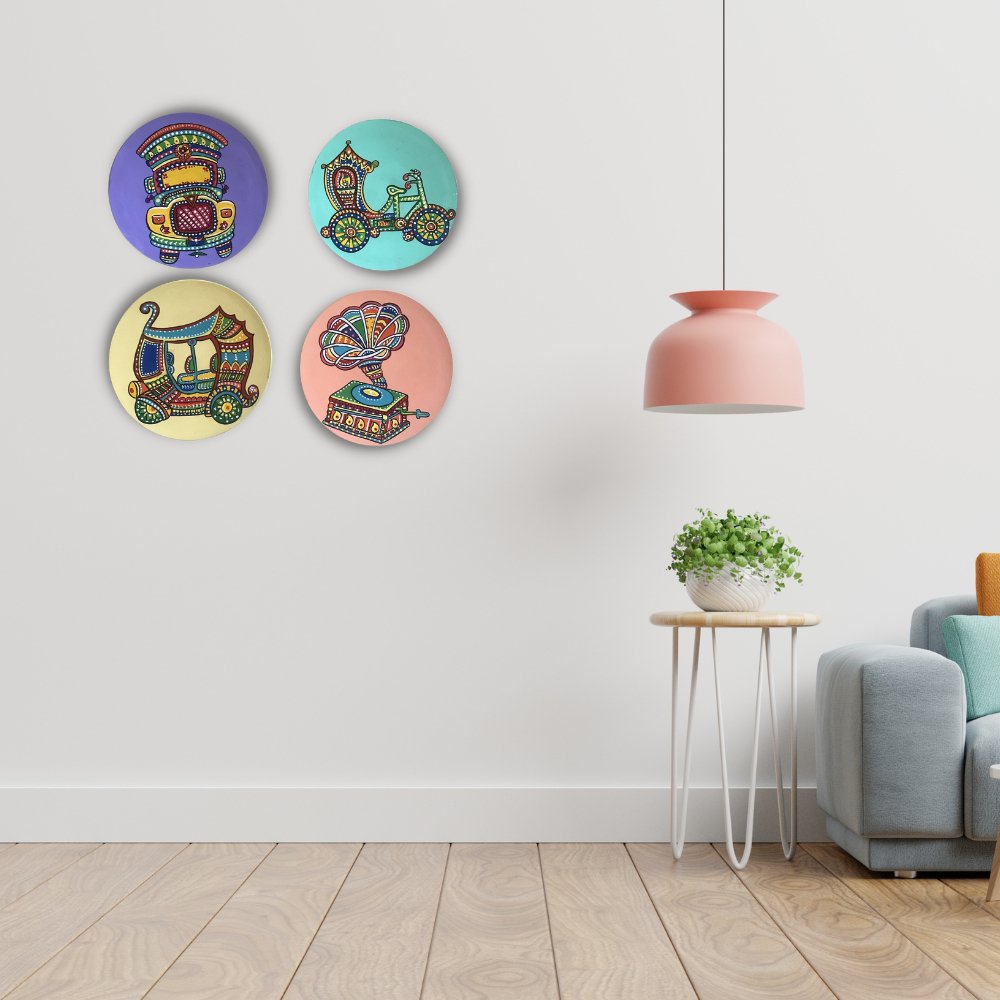 Rang Sang Pop Art Collection (Set of 4) - Kreate- Wall Decor