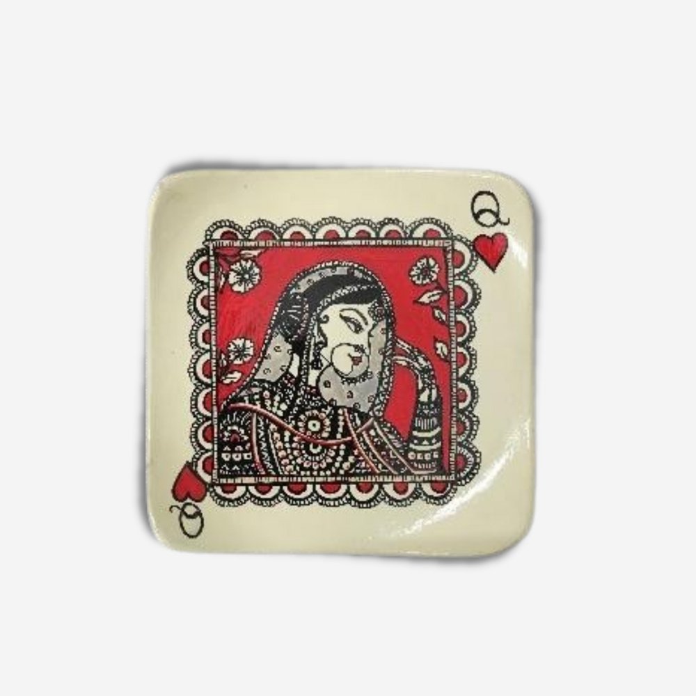 Rang Sang Queen of Hearts Potrait - Kreate- Wall Decor