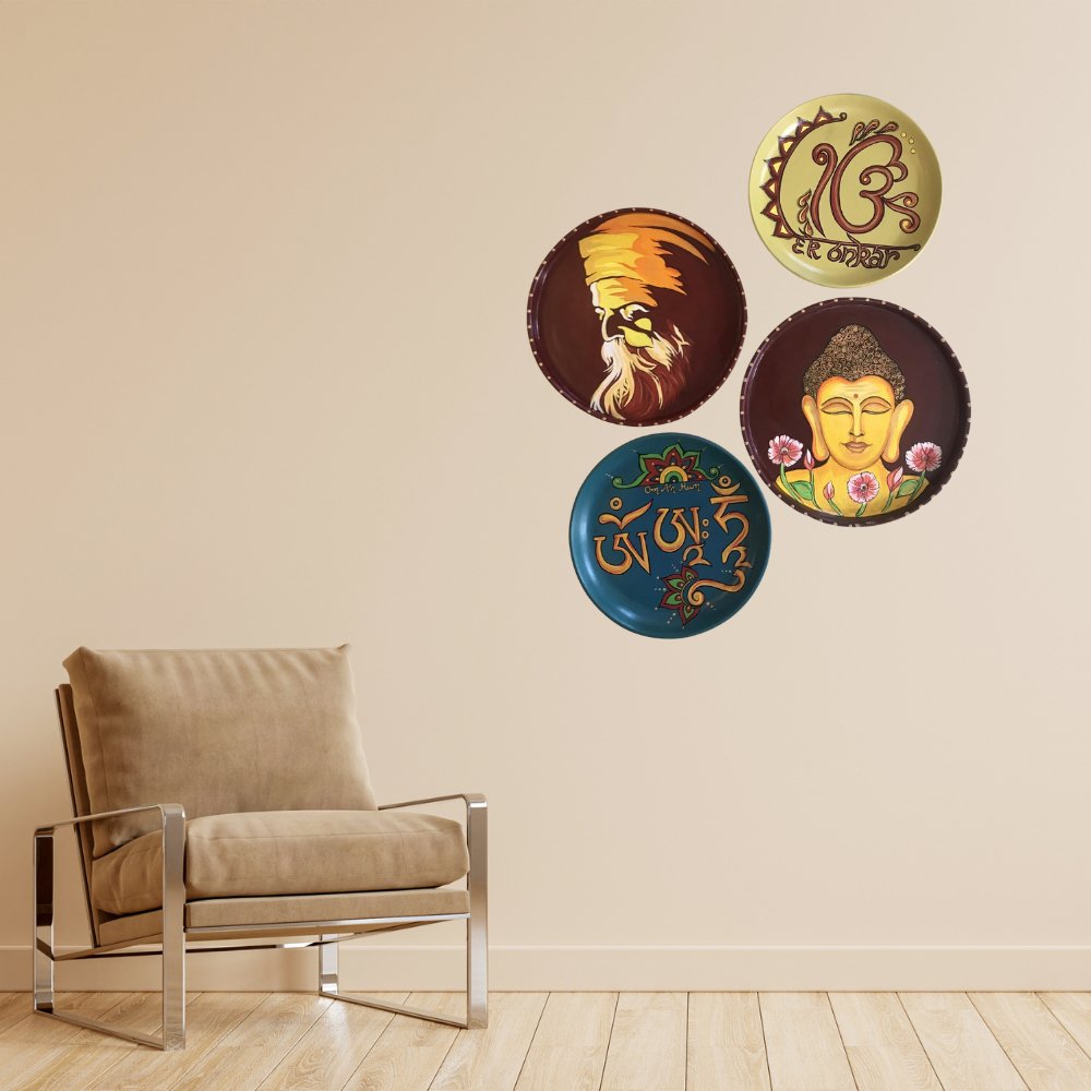 Rang Sang Spiritual Art Collection (Set of 4) - Kreate- Wall Decor