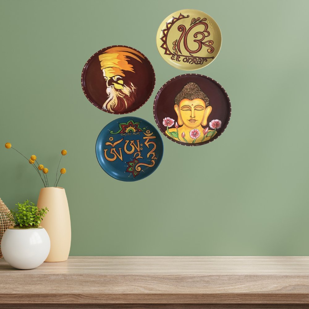 Rang Sang Spiritual Art Collection (Set of 4) - Kreate- Wall Decor