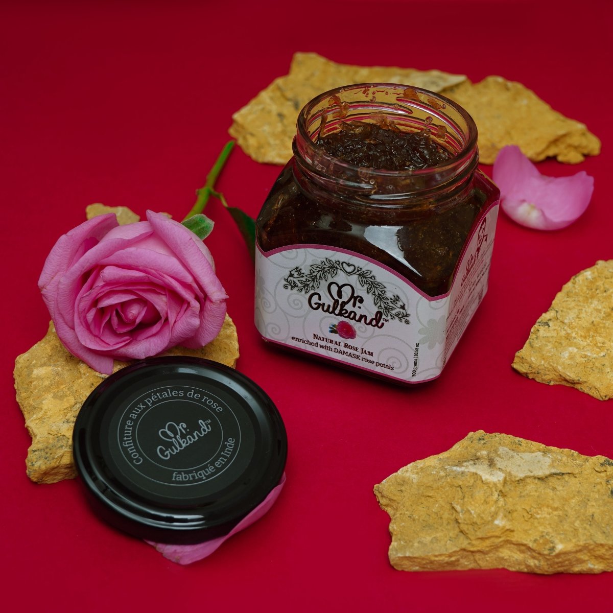Raspberry Gulkand (300g) - Kreate- Spreads