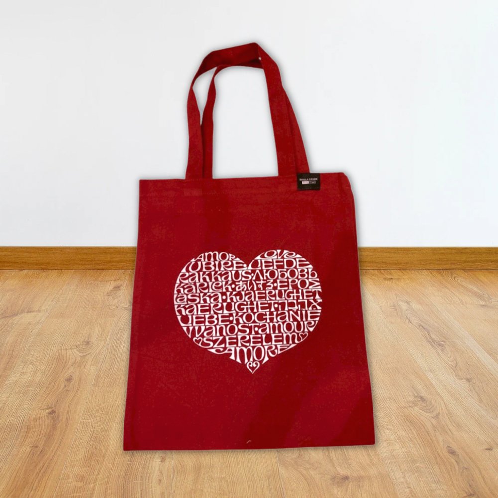 Red Tote Bag - Kreate- Tote Bags