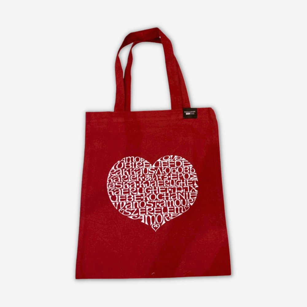 Red Tote Bag - Kreate- Tote Bags