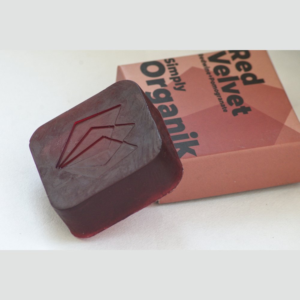 Red Velvet (redwine + pomegranate) (100g) - Kreate- Soaps