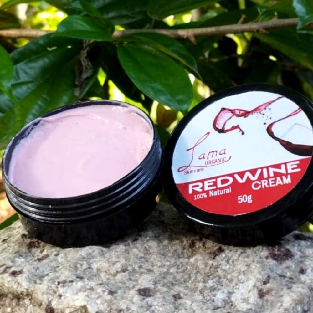 Red Wine Face Cream (50g) - Kreate- Moisturizers & Lotions
