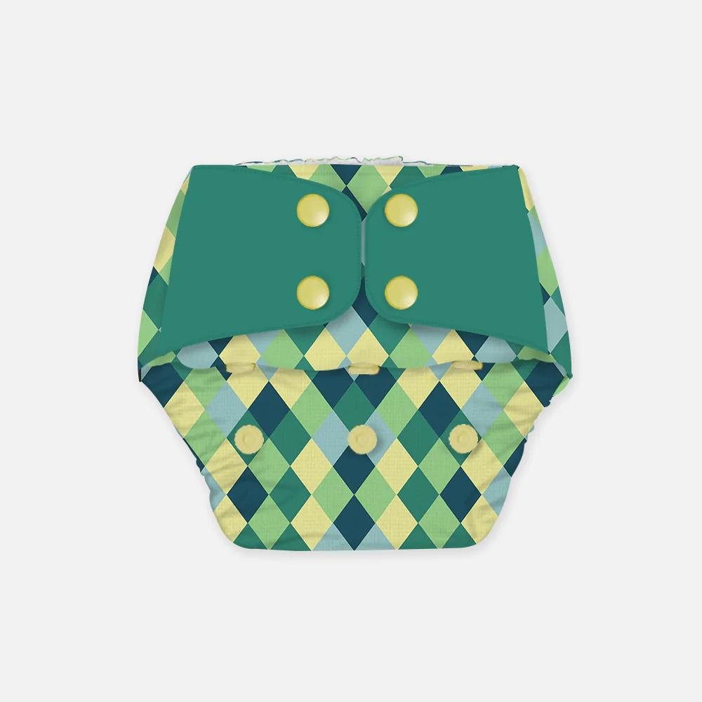 Regular Diaper by Snugkins - Cloth Diapers for daytime use (Fits babies 5-17kgs) - Winter Gem - Kreate- Baby Care