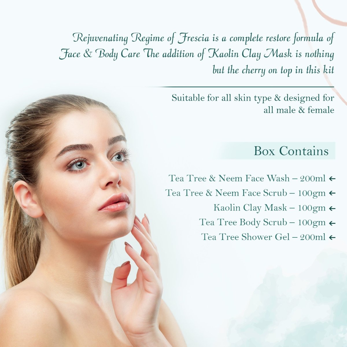 Rejuvenating Regime Gift Box (400ml + 300g) - Kreate- Hampers