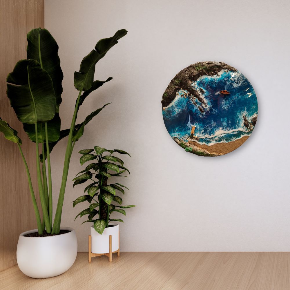 Resin Art Wall Hanging - Kreate- Wall Decor