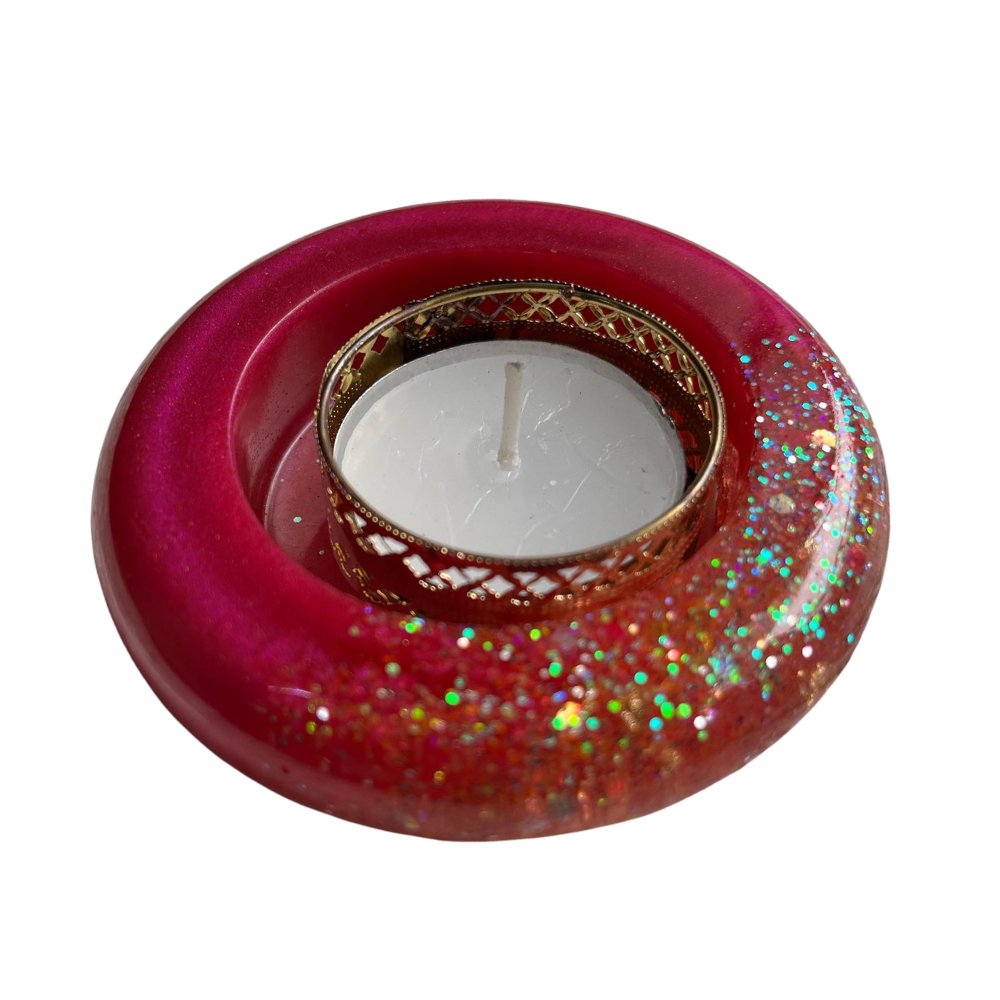Resin Candle Stands (Set of 5) - Kreate- Candles & Holders