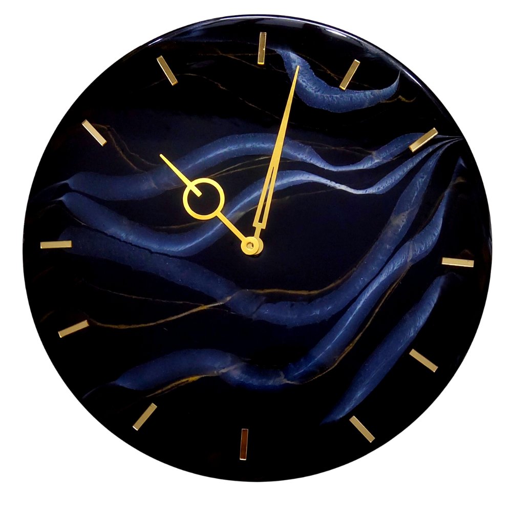 Resin Clock - Kreate- Wall Decor