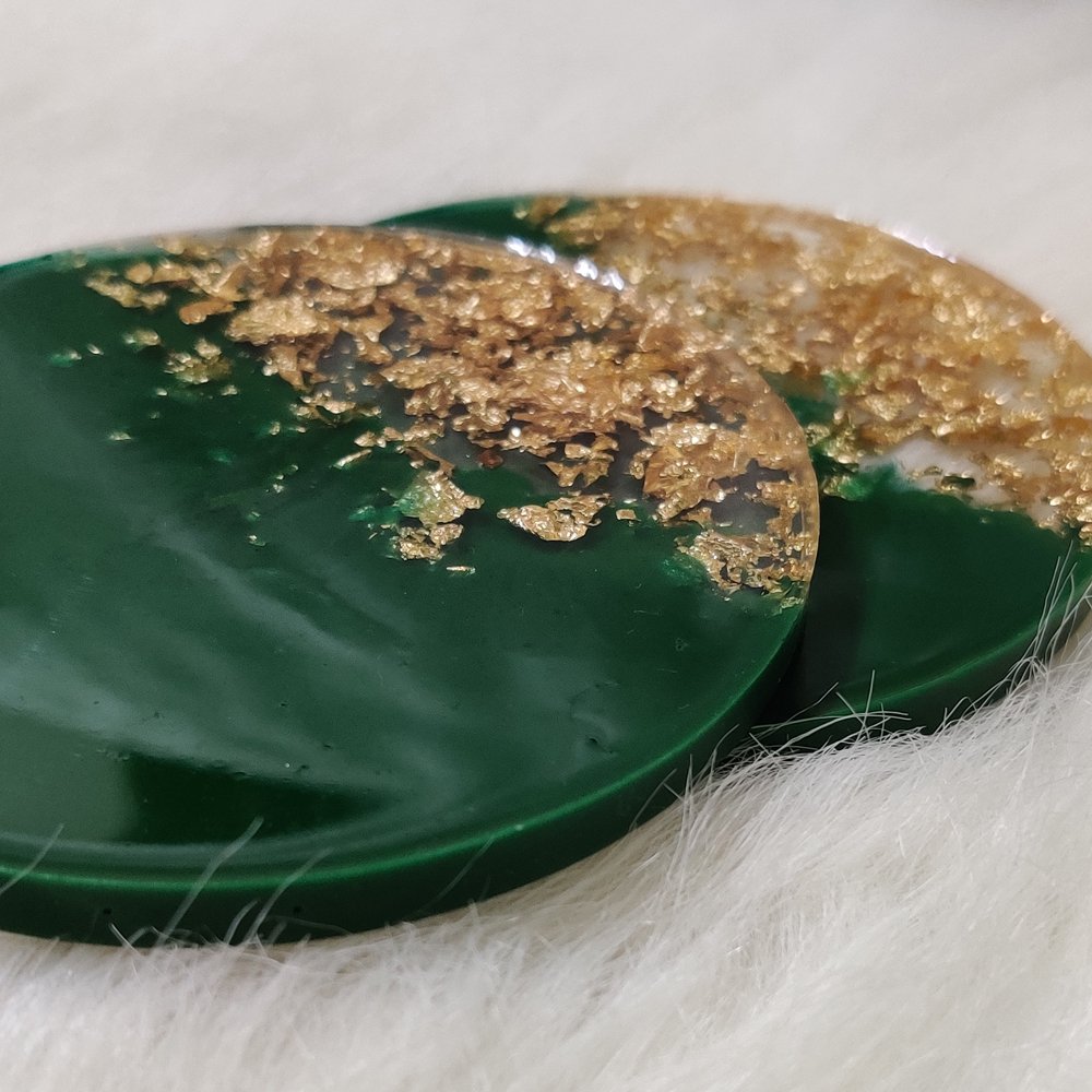 Resin Coasters (Pack of 2) - Kreate- Coasters