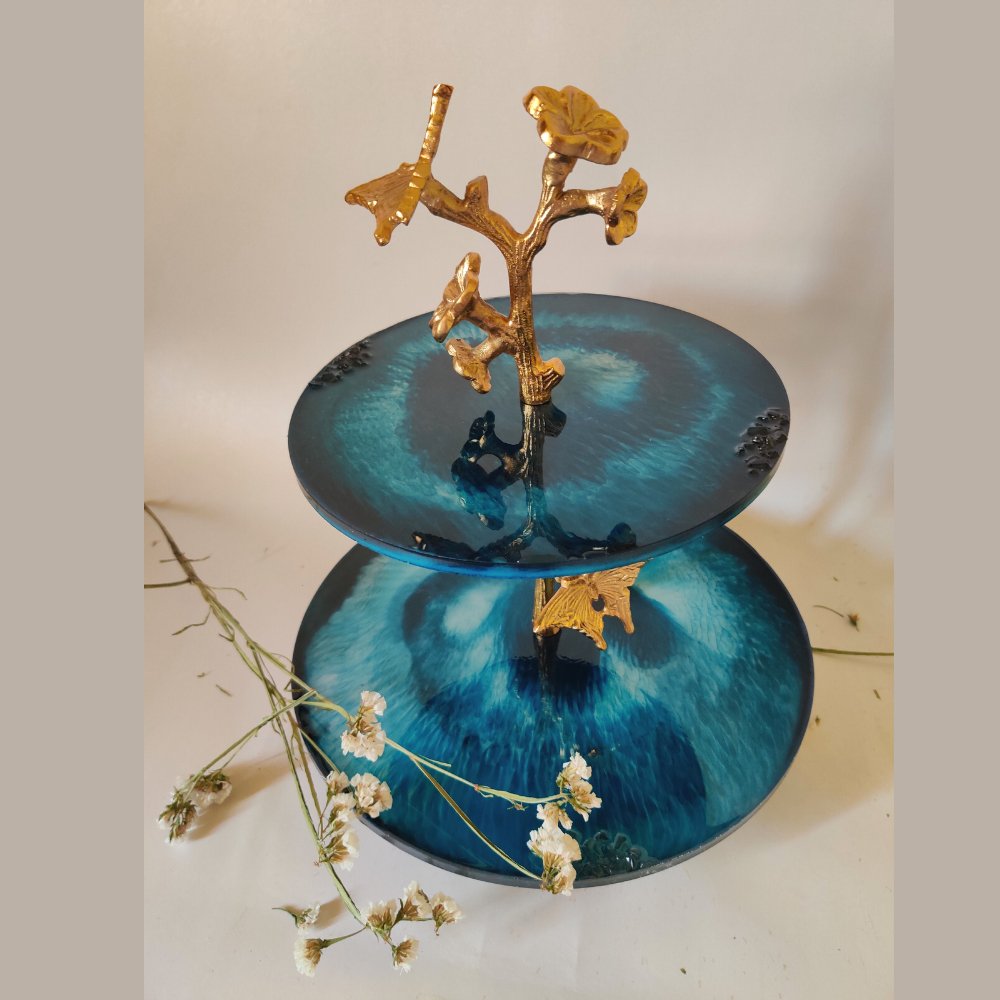 Resin Dessert Stand - Kreate- Serveware