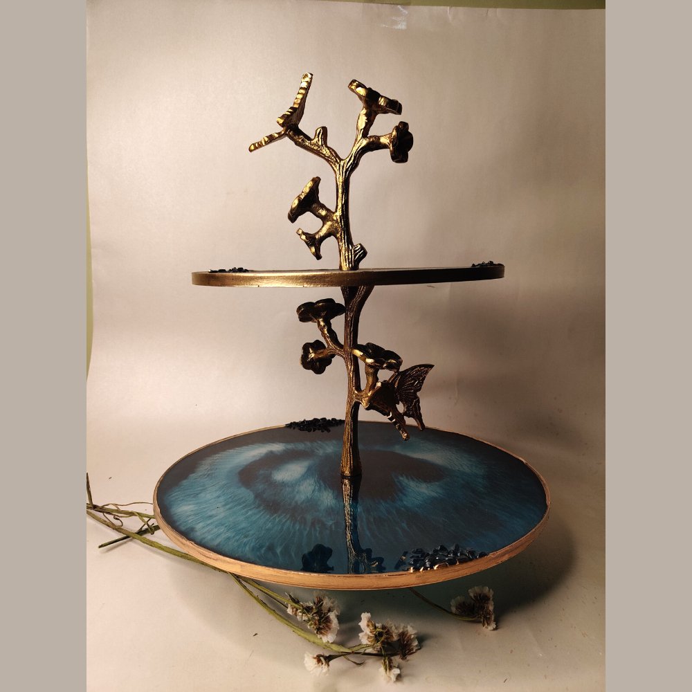 Resin Dessert Stand - Kreate- Serveware
