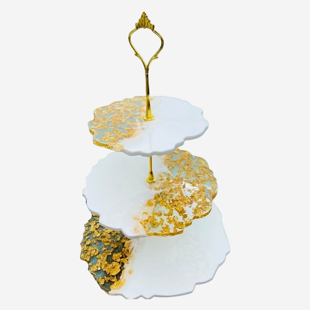 Resin Heart Cake Stand - Kreate- Serveware