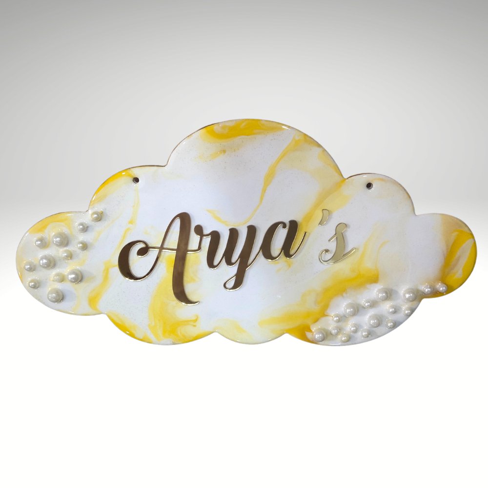 Resin Nameplate - Kreate- Wall Decor