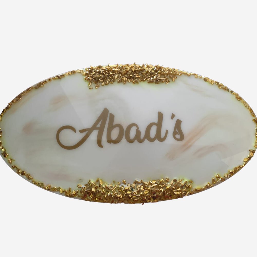 Resin Nameplate - Kreate- Wall Decor