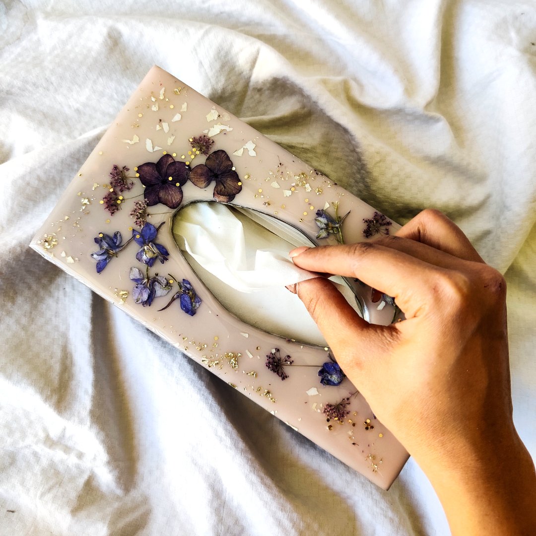 Resin Tissue Holder - Better Flora - Kreate- Table Decor