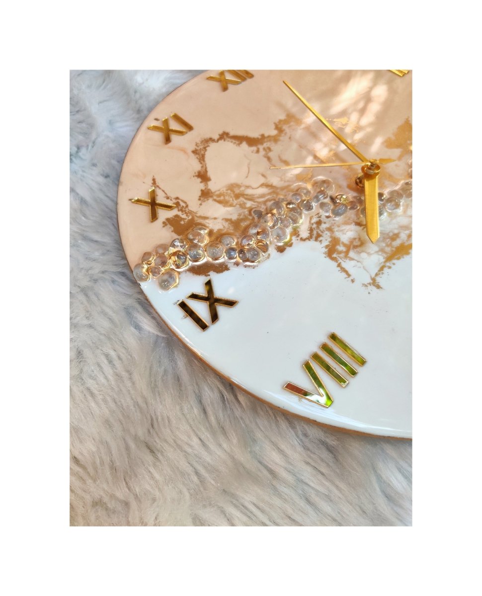 Resin Wall Clock - Kreate- Wall Decor