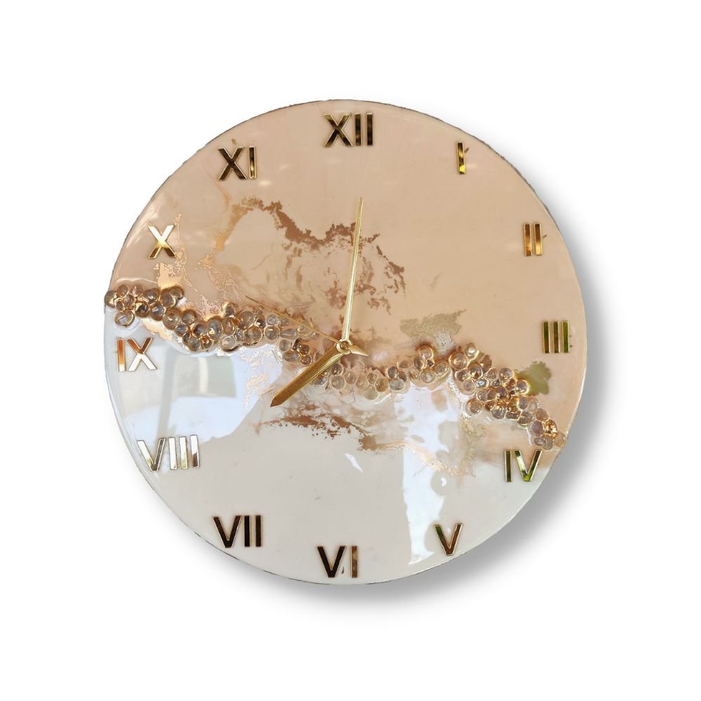 Resin Wall Clock - Kreate- Wall Decor