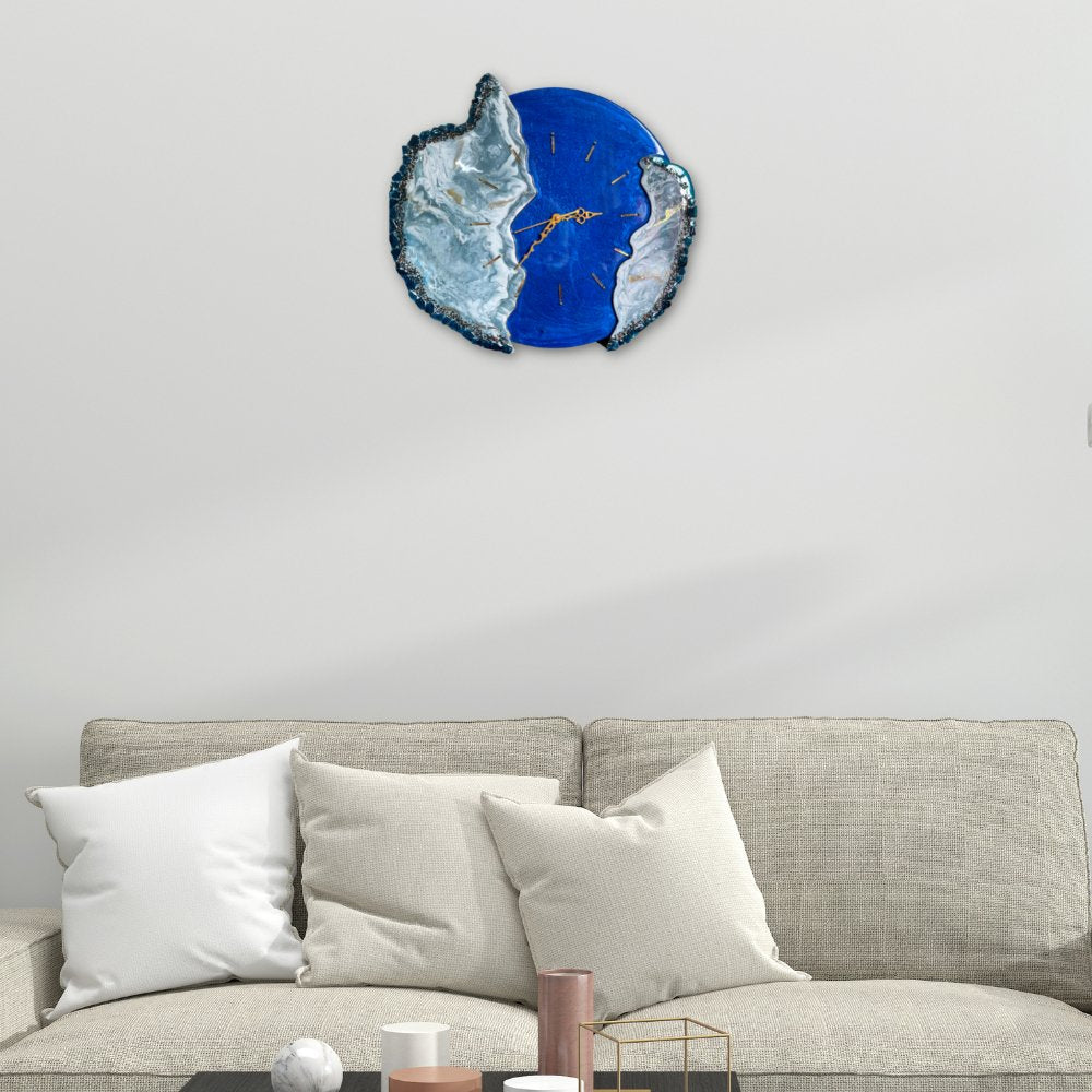 Resin Wall Clock - Kreate- Wall Decor