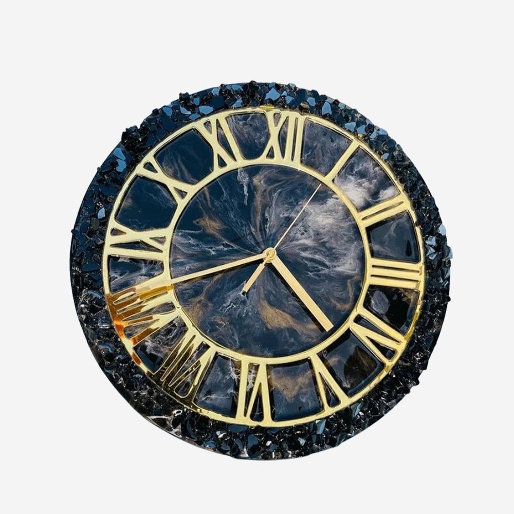 Resin Wall Clock - Kreate- Wall Decor