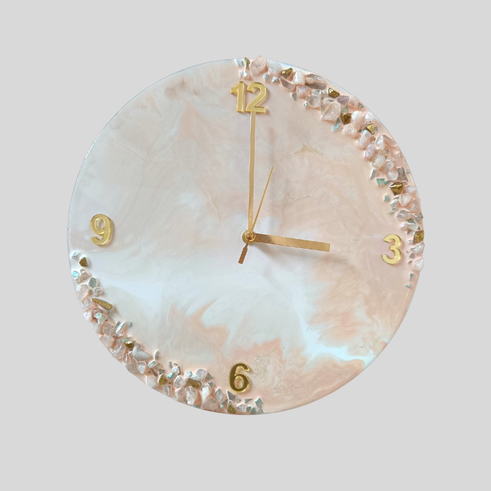 Resin Wall Clock - Kreate- Wall Decor