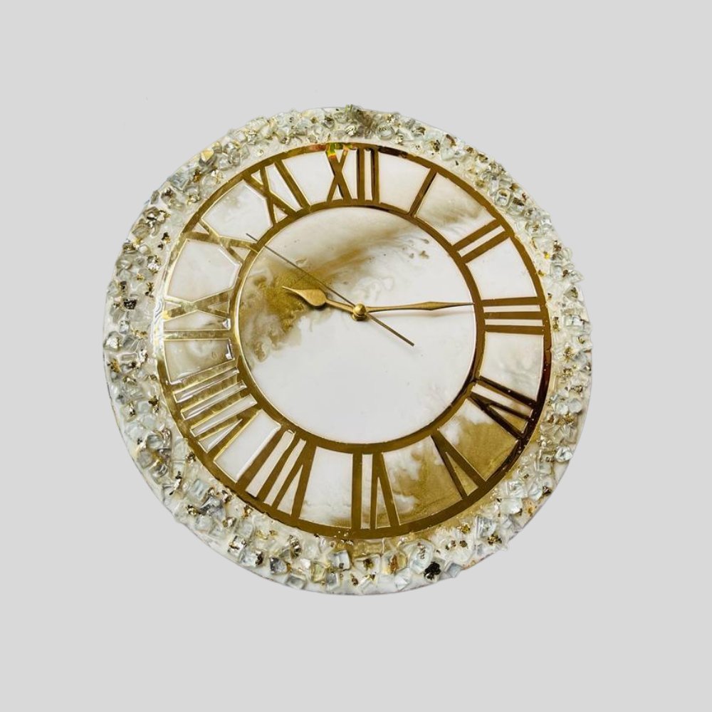 Resin Wall Clock - Kreate- Wall Decor
