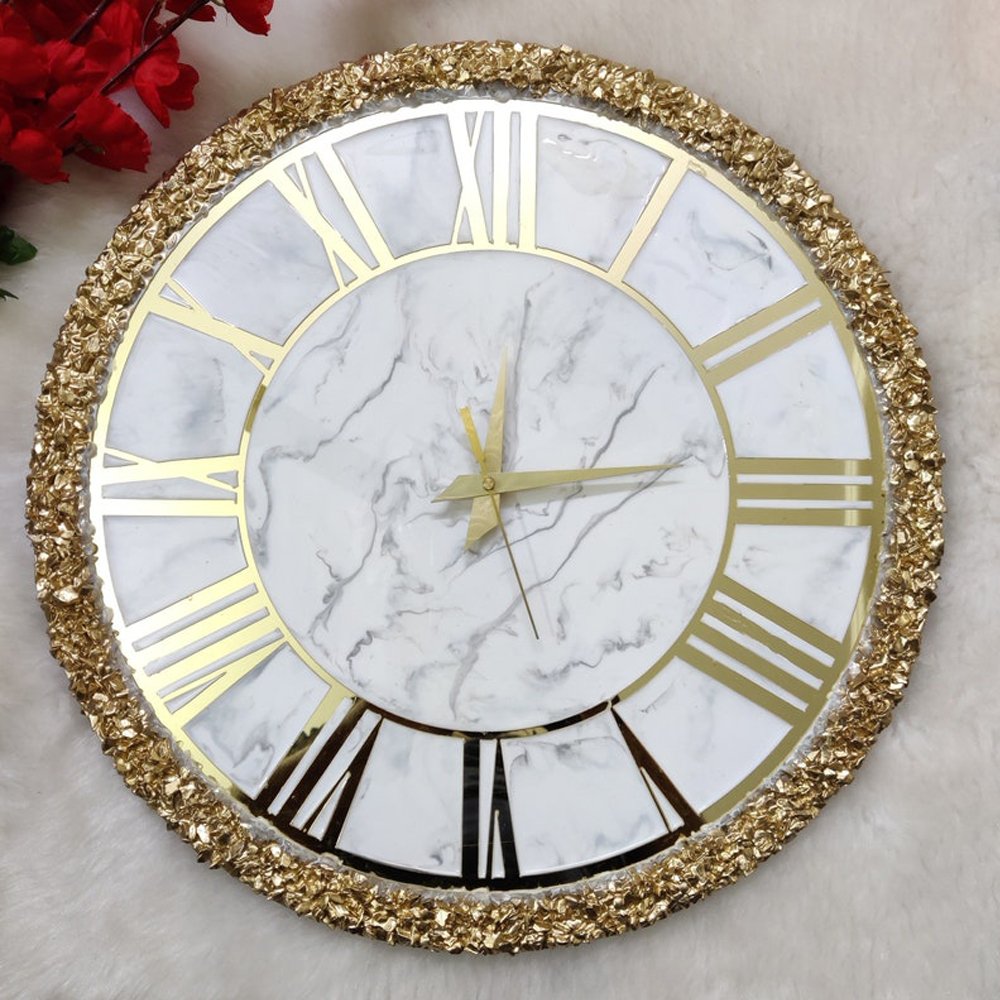 Resin Wall Clock - Kreate- Wall Decor