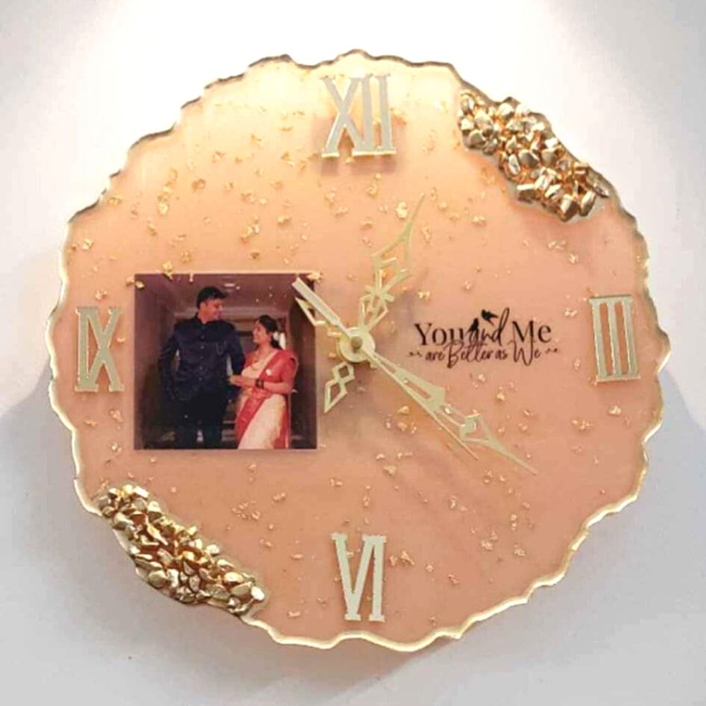 Resin Wall Clock - Kreate- Wall Decor