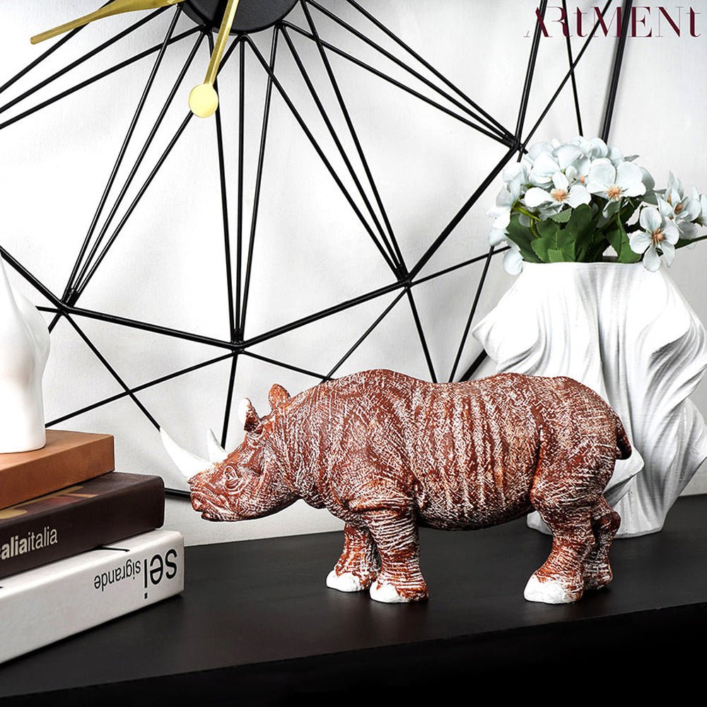 Rhinoceros Showpiece - Kreate- Showpieces